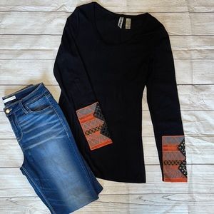 BKE black long sleeve shirt. Size XL